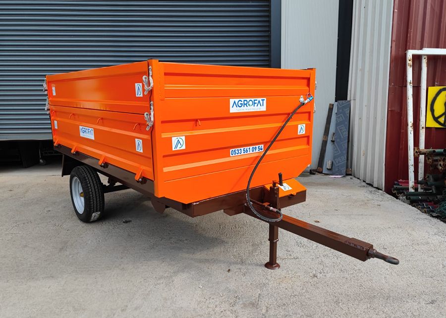 1.5 Ton Tek Dingil İki Lastik Römorklar